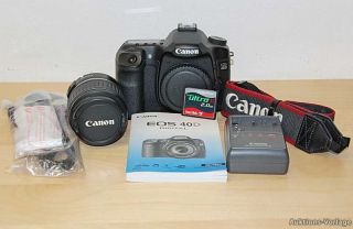 Canon EOS 40D Body 10.1 MP Digitalkamera + Canon EF S 18 55 mm D50