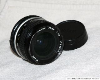 Nikon Nikkor 13,5 28mm Objektiv 1793813 für Spiegelreflex Foto