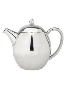 Leopold Teekanne doppelwandig Tee Kanne Edelstahl hochglanz 1,2 Liter