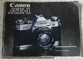 Spiegelreflexkamera Canon AE 1 Body ohne Objektiv   FD   Sehr gut
