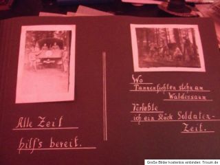 Fotoalbum Frankreich Westfront Wehrmacht sauber Geführt vollständig