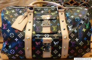 Louis Vuitton Multicolor Keepall 45 große seltene LV original* Tasche