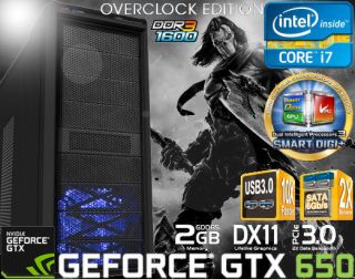 3770 @ 4x4.300 Mhz Nvidia Geforce GTX 650 2GB 8 GB Gaming Plus