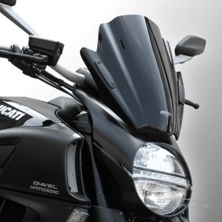 Screen Suzuki Bandit GSF 600/650/1200/1250 N inkl. Haltesatz schwarz