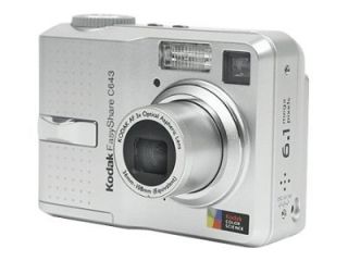 Kodak EASYSHARE C643 6,1 MP Digitalkamera   Silber 0041771112264