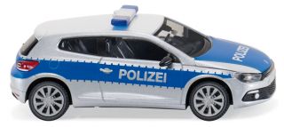Wiking 010446 Polizei VW Scirocco Volkswagen 187 H0 NEU