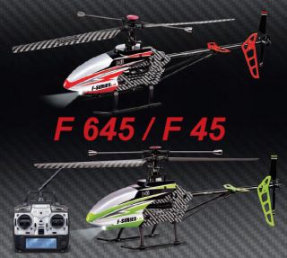 645 / F45 4 Kanal Helikopter, Hubschrauber Single Rotor 2,4 GHz