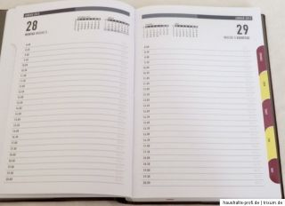 Chefkalender 2013 black A6 400 S. Registerschnitt Buchkalender