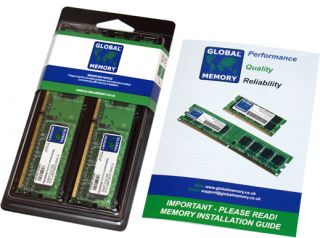 2GB (2 x 1GB) DDR2 400/533/667/800MHz 240 PIN DIMM MEMORY RAM FOR