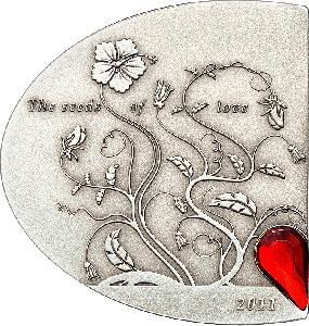 Cook Islands 2011 2$0,5 Oz The Seeds of Love Silber Munze