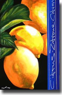 DENGLER ART Bild Zitronenbaum Gemälde von Künstler 