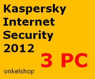 Kaspersky Internet Security 2012/2013  3 PC  inklusive Antivirus