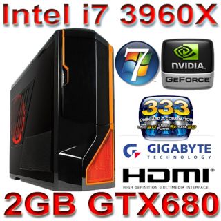 NZXT 3D Gamer PC Intel Core i7 3960X 6x3,3GHz+16GB Corsair+GTX680 SSD