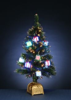 künstlicher Weihnachtsbaum Fiberoptik LED Beleuchtung 120 cm **TOP