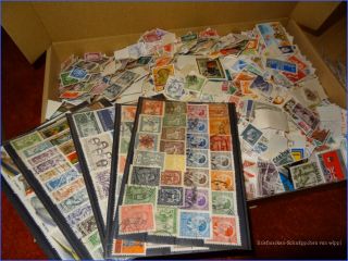 Briefmarken Wunderkiste 5000 Marken papierfrei aus Flohmarkt Nachlass
