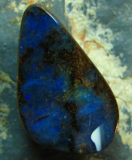 Wunderschöner Blauer YOWAH Boulder Opal Anhänger 7,5ct Edel Opal