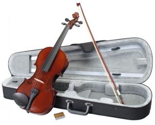 Geige Student Violinenset 4/4 inkl. Koffer Bogen Kolofon Komplettset
