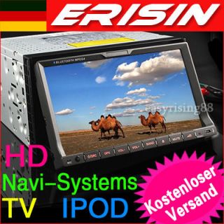 ES708GE 7 2 Din HD Autoradio Navigation GPS IPOD TV SD