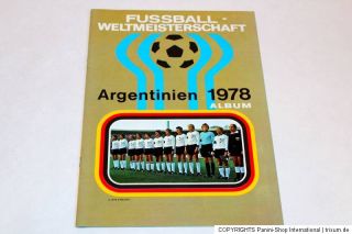 AMERICANA WM ARGENTINIEN 1978 ARGENTINA 78 – LEERALBUM Album MINT