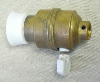 Antik Lampen Fassung Messing Porzellan Schalter E14 Bauhaus Jugendstil