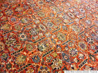 Antiker alter Mahal 420x330 Orientteppich Carpet Teppich Tappeto Heriz