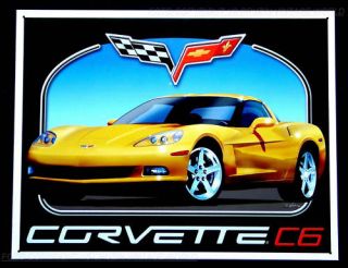 Corvette C6 Chevrolet Oldtimer Schild *722 neu