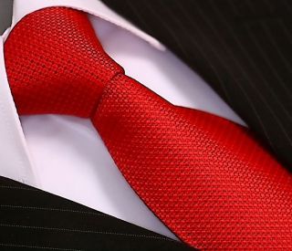 LUXE KRAWATTE SEIDE tie corbata cravatte Dassen krawat 709 Rot