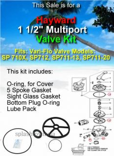 Hayward Multiport Valve GO KIT 1 1/2 SP710, 711,& 712
