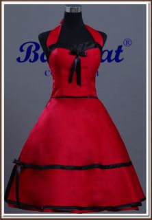 C723 50er Jahre Rockabilly Tanzkleid Vintage Petticoat Partykleid Gr