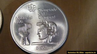 4x Silbermünze 142 g Silber 925 Zeuss 10 Dollar 5 Dollar Kanada
