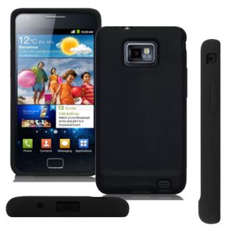 Samsung Galaxy S2 i9100 Silikon Tasche Case Hülle Cover Schale Etui