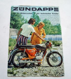 Webung Bild Zuendapp KS50 KS 50 watercooled Moped Mokick 50er