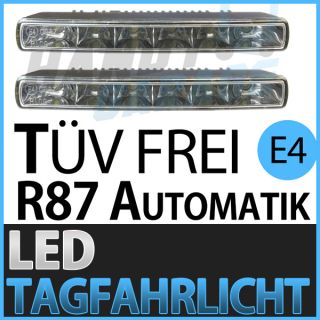 LED SMD Tagfahrlicht mit E Pruefzeichen E4 und R87 Modul High Power 6