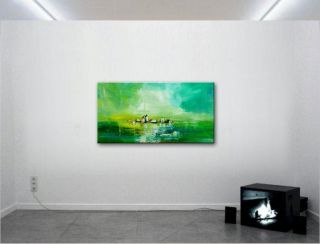 BRATIS / UNIKAT Acryl Bilder Gemälde Kunst abstrakt 737
