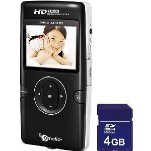 HD Pocket Camcorder   4GB 720p Camera Black Pink eMatic eCam HDMI USB