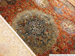 Edler Blumen Isfahan 350x250cm Orientteppich Teppich Tappeto Kirman