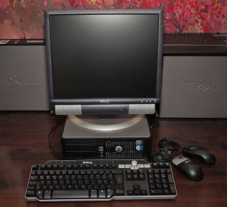 DELL OptiPlex 745 PC Intel C2D E6400 Multimedia Tastatur Maus 17 TFT