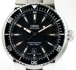 ORIS Diving Divers DATE 733 7533 84 54 8 24 01 mit Box und Papieren