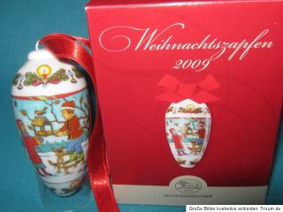 Hutschenreuther Weihnachtszapfen Porzellan ab 1998   Einzelverkauf div