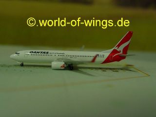 Qantas Boeing 737 800 VH VZD Herpa Wings 517850