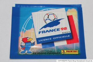 Panini WC WM France 98 1998 – 10 x Tüte packet bustina sobre