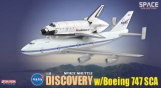 Space Shuttle Discovery w/ Boeing 747 Carrier,1400, Metall, Modell