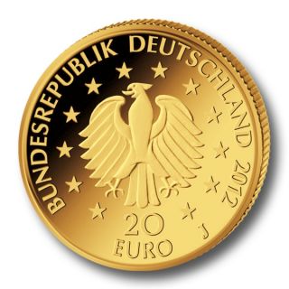 20 Euro  Deutscher Wald   Fichte  2012 1/8 oz Gold