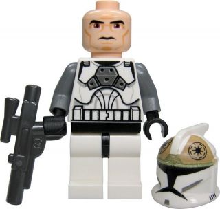 LEGO® STAR WARS™ Figur Clone Gunner aus 8014+Blaster F7