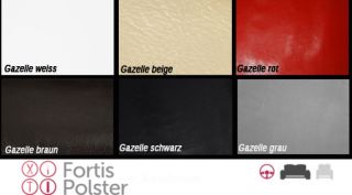Kunstleder 5 Farben Gazelle Leder PVC Meterware Polster