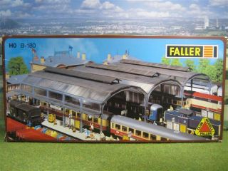 Faller B 180 H0 Bausatz Bahnhofshalle NEUWERTIG & OVP / X770