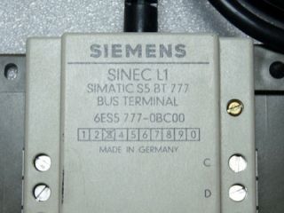 Siemens 6ES5777 0BC00 Simatic S5 BT 777 Bus Terminal