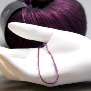 Lana Grossa Lace Lux 014 crushed violet 50g Wolle