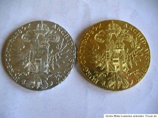 Maria Theresia Gedenk Plakette Medaille Gedenkprägung Silber + S