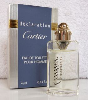 Cartier Declaration Parfum Miniatur 4 ml EdT Flaconhöhe 58 mm OVP